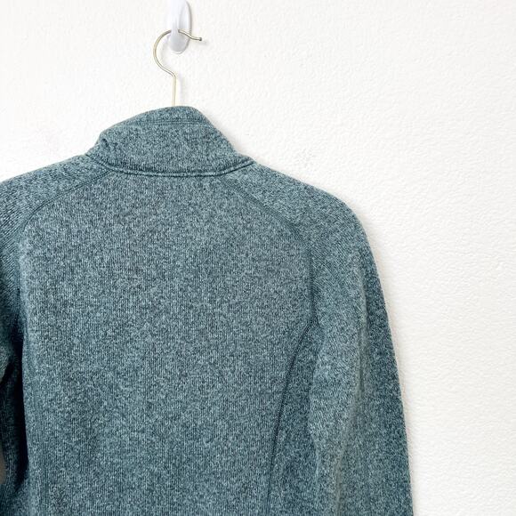 [Patagonia] Teal Blue Quarter Zip Fleece Better Sweater Pullover Size Small S - Picture 5 of 10